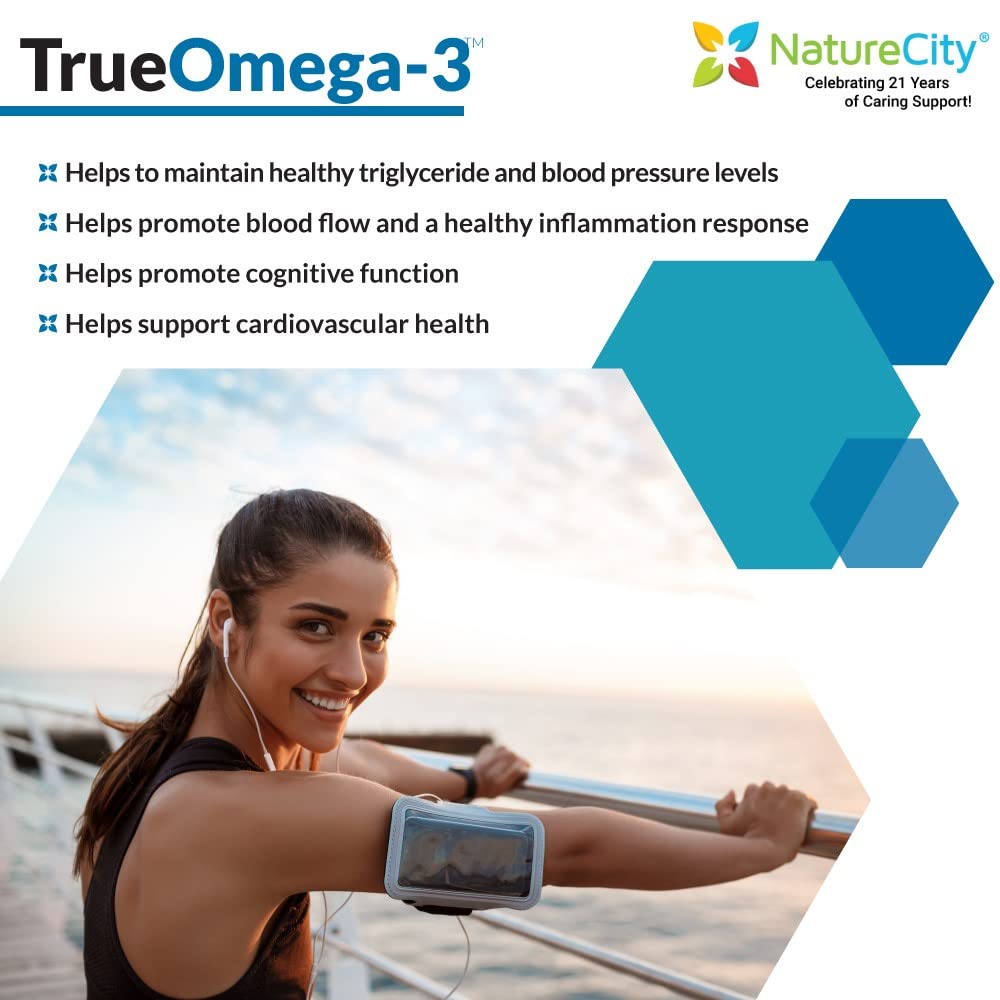 Foto 6 pulgar | Suplemento Aceite de Pescado Naturecity True-omega-3 975 Mg 60 Cápsulas - Venta Internacional