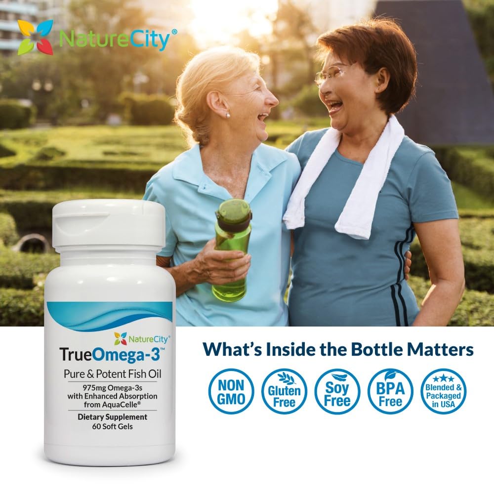 Foto 6 | Suplemento Aceite de Pescado Naturecity True-omega-3 975 Mg 60 Cápsulas - Venta Internacional