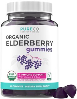 Foto 1 | Gomitas De Saúco Pure Co Organic Sambucus Veganas Para Adultos De 1 Mes - Venta Internacional