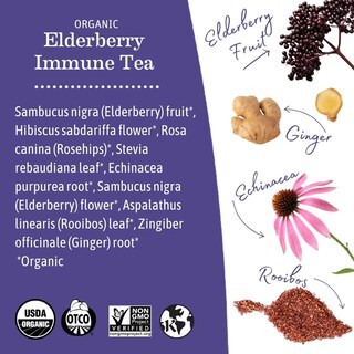 Foto 4 | Suplemento Earth Mama Elderberry Immune Tea de 3 Piezas-Venta Internacional