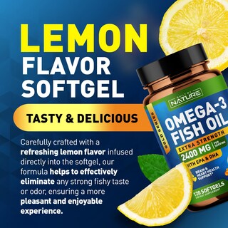 Foto 6 | Suplemento De Aceite De Pescado Omega 3 Built By Nature 2400 Mg 120 Cápsulas Blandas - Venta Internacional.