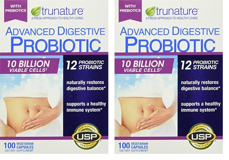 Foto 2 pulgar | Suplemento Probiótico Digestivo Avanzado Trunature 2 Frascos de 100 Cápsulas C/U - Venta Internacional