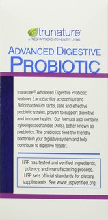 Foto 4 | Suplemento Probiótico Digestivo Avanzado Trunature 2 Frascos de 100 Cápsulas C/U - Venta Internacional