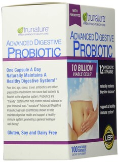 Foto 5 | Suplemento Probiótico Digestivo Avanzado Trunature 2 Frascos de 100 Cápsulas C/U - Venta Internacional