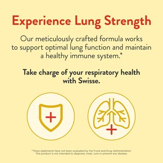 Foto 4 | Suplemento Swisse Lung Health Apoya La Función Pulmonar 90 Comprimidos - Venta Internacional.