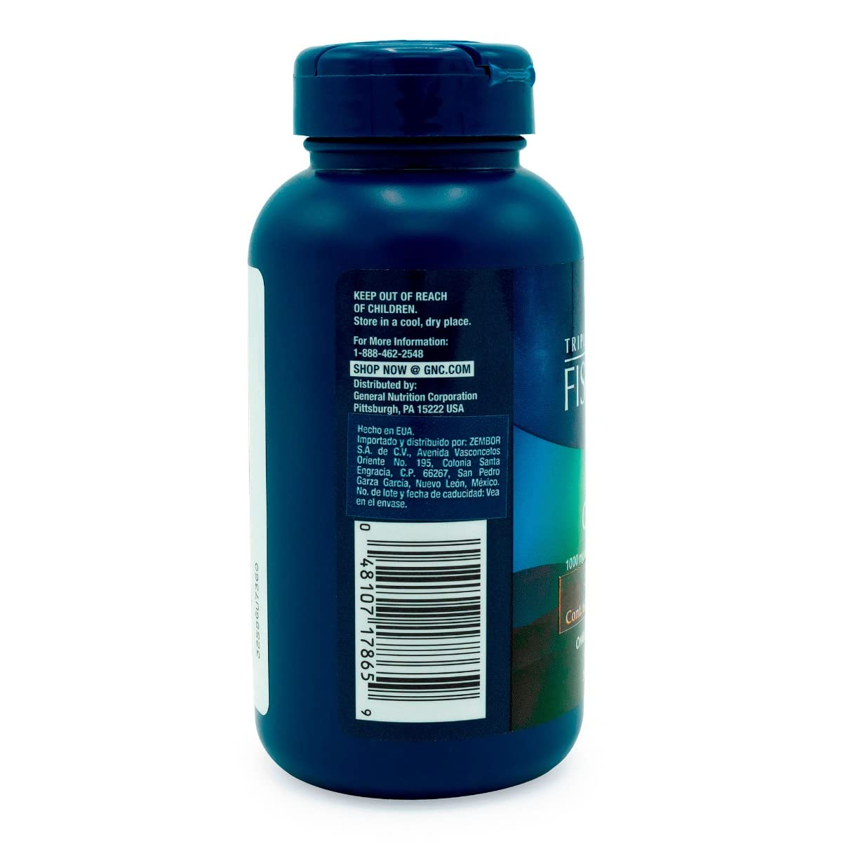 Foto 4 pulgar | Suplemento Gnc De Aceite De Pescado De Triple Concentración Más Coq-10 60 Cápsulas Blandas - Venta Internacional