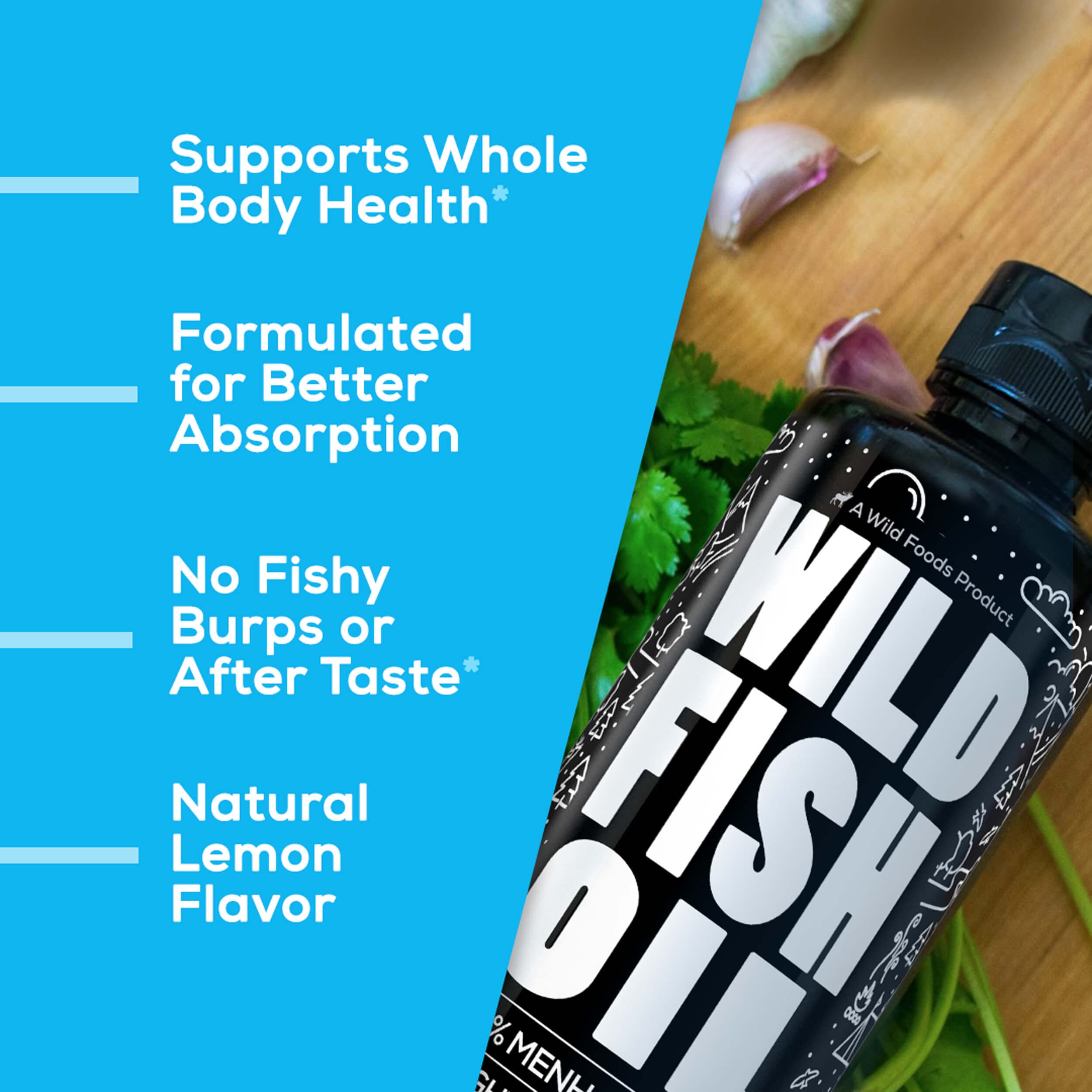 Foto 6 pulgar | Suplemento Wild Foods Aceite de Pescado de 473 ml-Venta Internacional