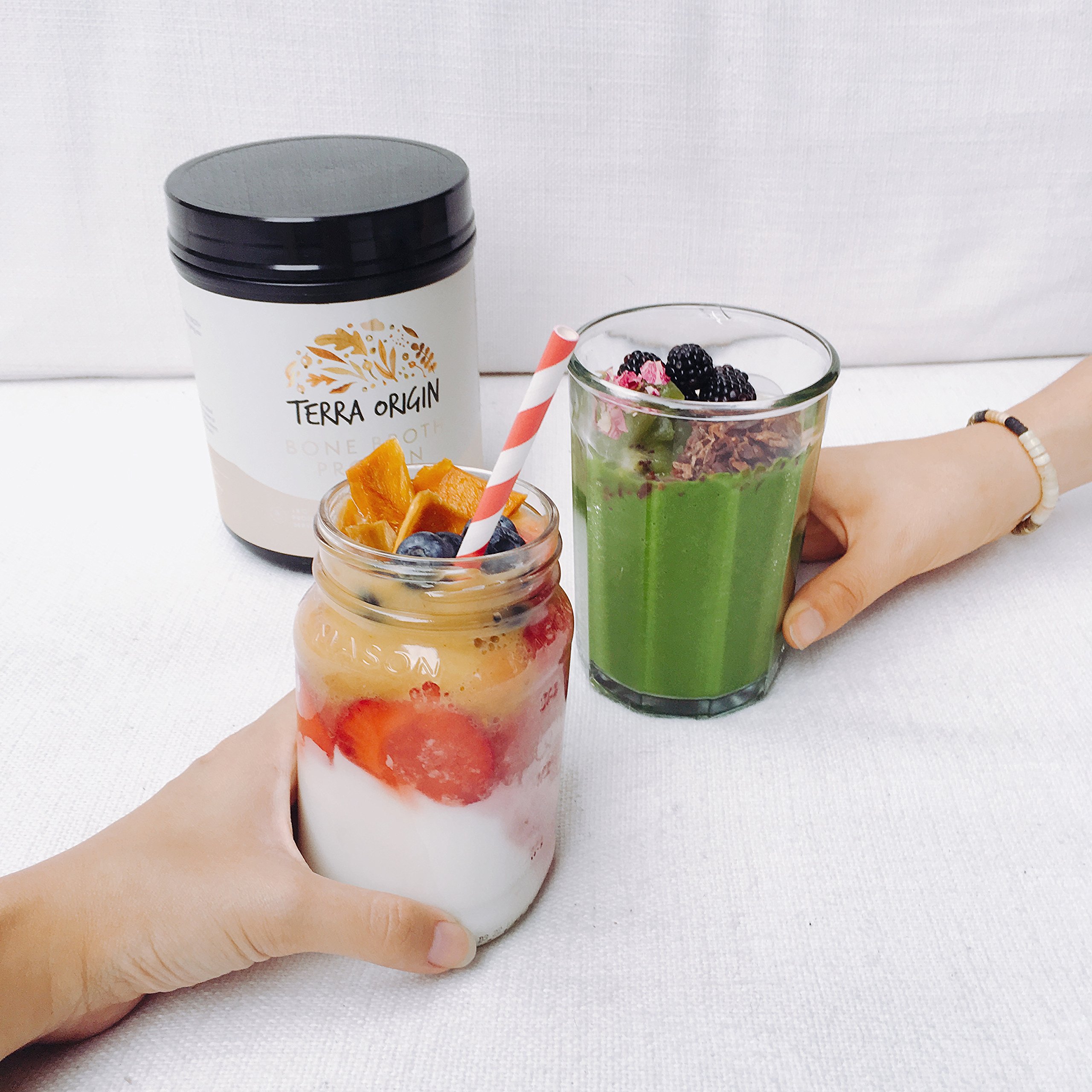 Foto 4 pulgar | Caldo Óseo Con Proteína De Colágeno En Polvo Terra Origin 20 Porciones - Venta Internacional.