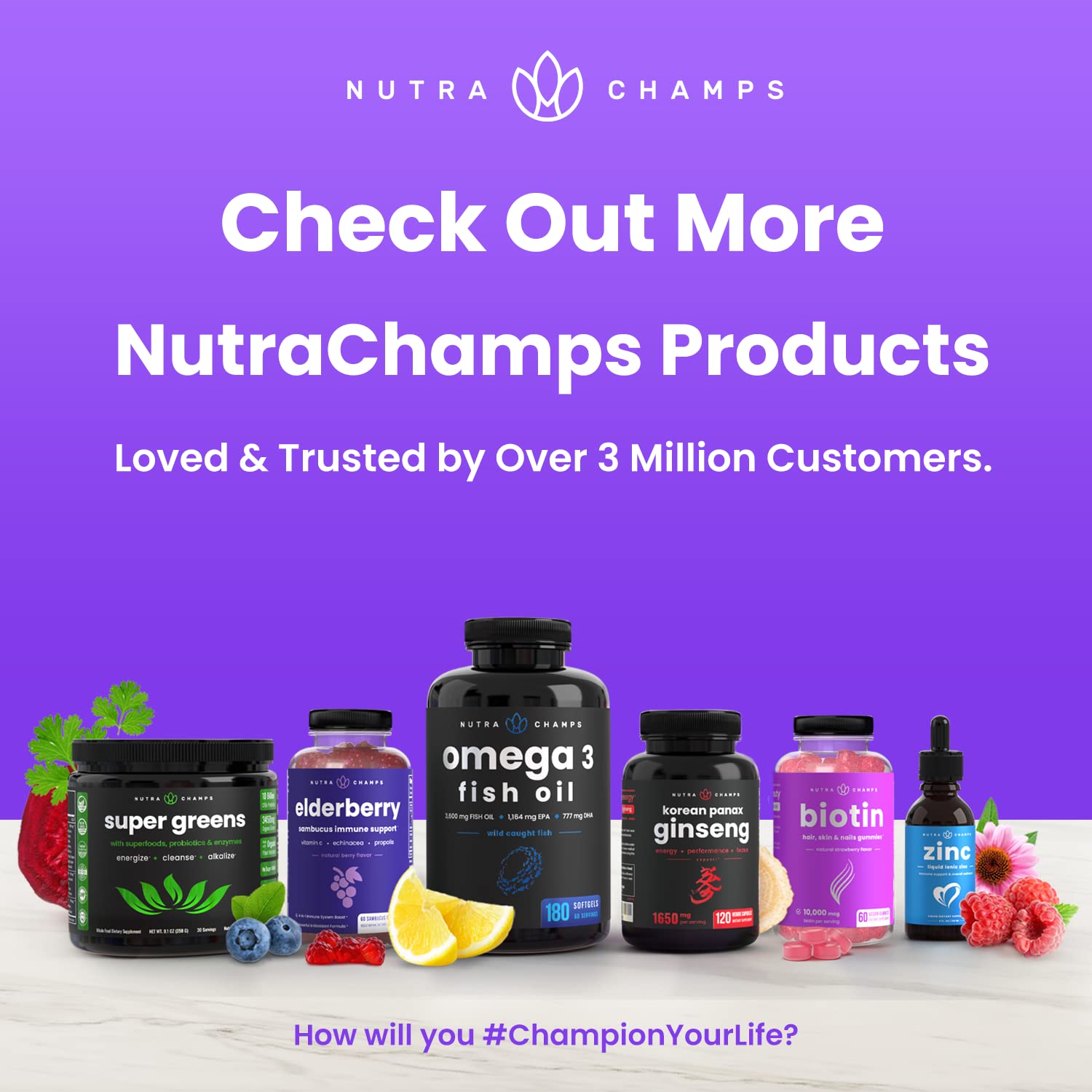 Foto 7 pulgar | Suplemento Nutrachamps 27 En 1 Para Sistema Inmunitario 90 Cápsulas 2 Piezas - Venta Internacional