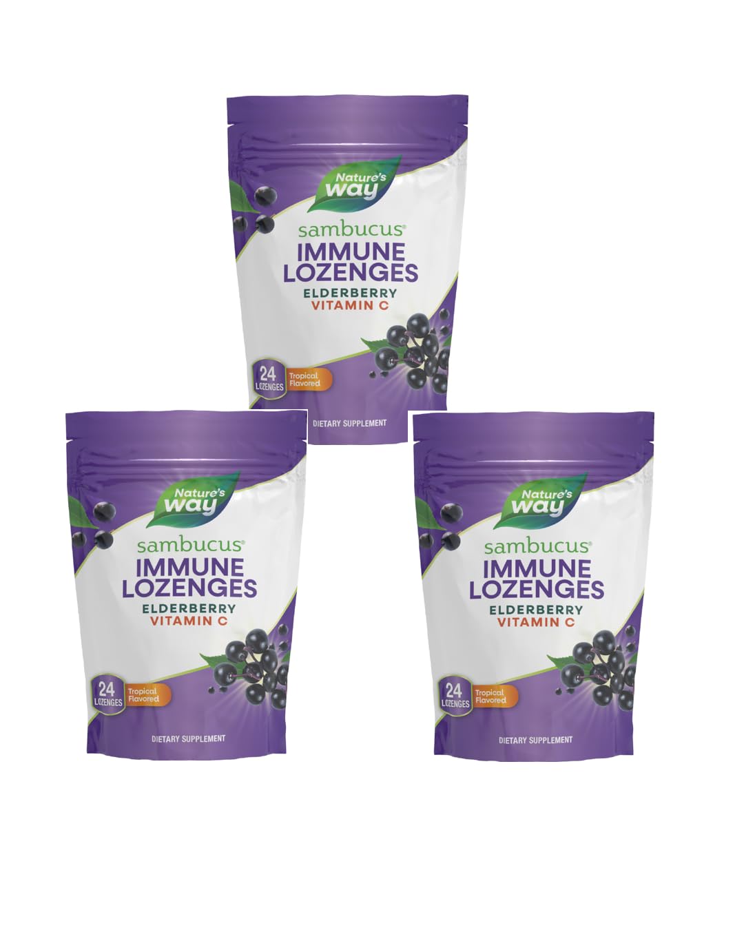 Foto 1 | Pastillas De Saúco Nature's Way Sambucus, 24 Unidades - Venta Internacional.