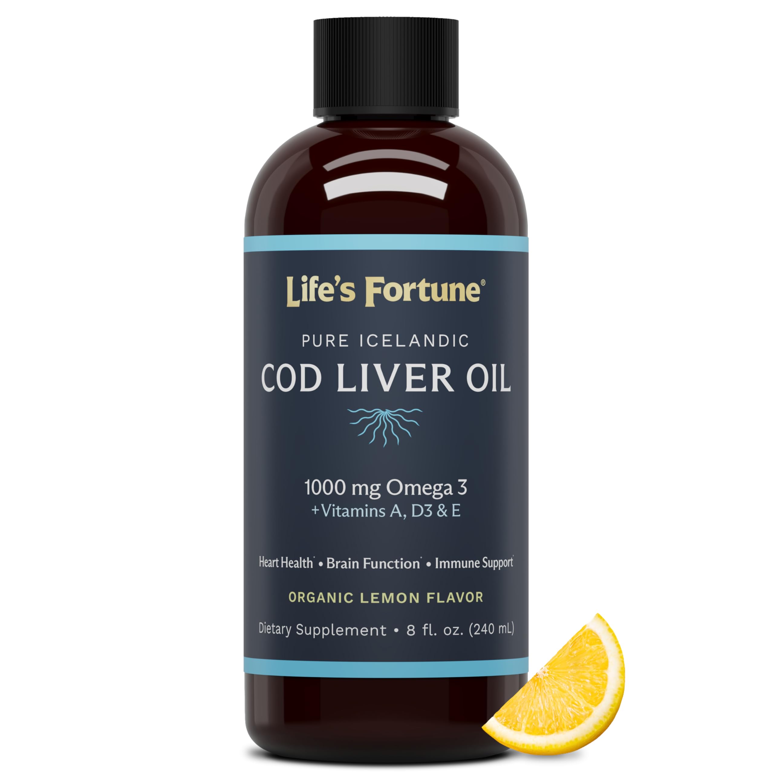 Foto 1 | Suplemento de Aceite De Hígado De Bacalao Orgánico Life's Fortune 240 Ml - Venta Internacional