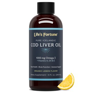 Foto 1 | Suplemento de Aceite De Hígado De Bacalao Orgánico Life's Fortune 240 Ml - Venta Internacional