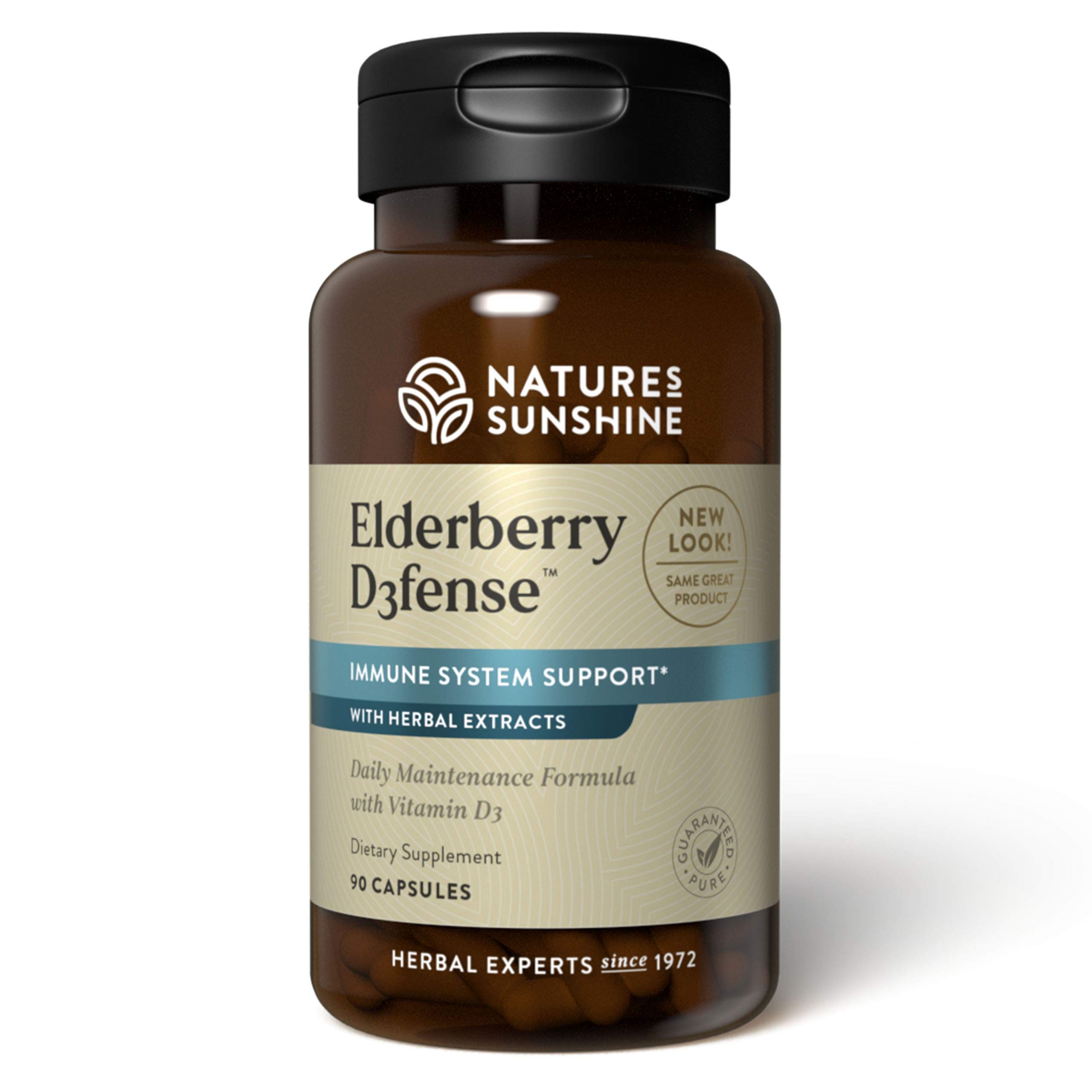 Suplemento Nature's Sunshine Saúco D3fense 90 Cápsulas - Venta Internacional