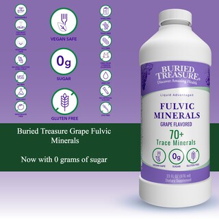 Foto 2 | Mineral Drops Buried Treasure Fulvic Minerals Uva 960 ml - Venta Internacional