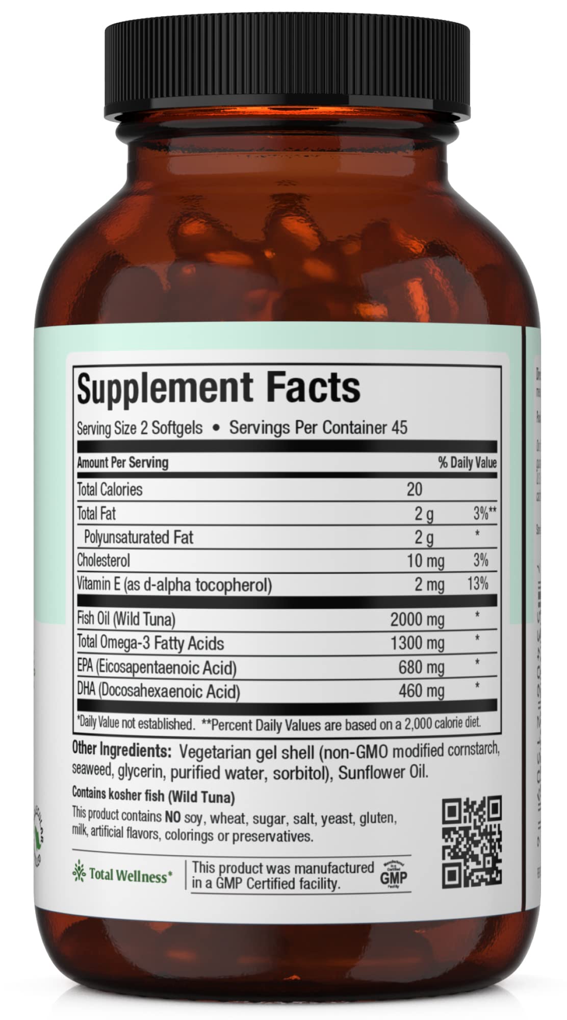 Foto 3 pulgar | Aceite De Pescado Omega 3 Supplement Maxi Health 90 Cápsulas Blandas - Venta Internacional.