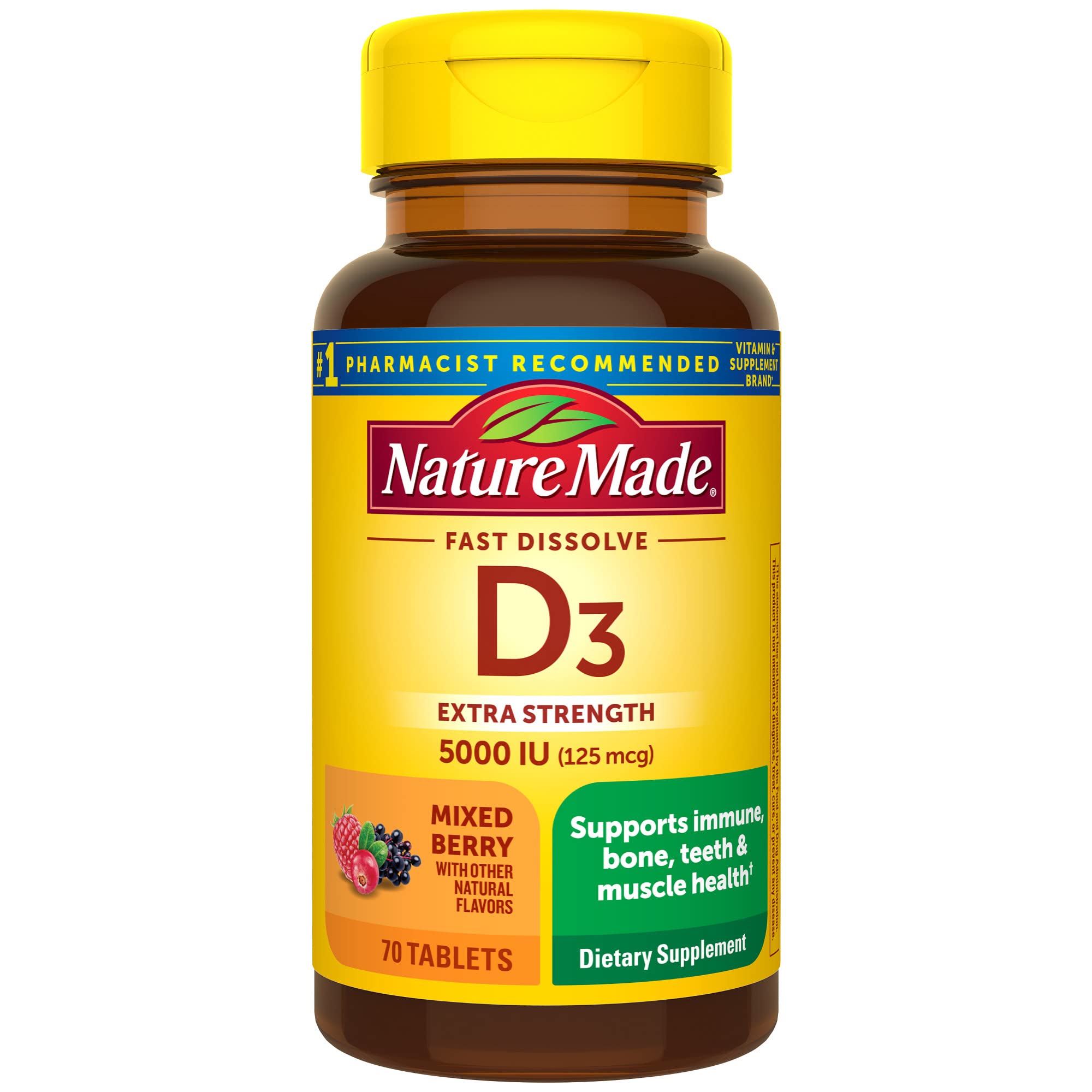 Foto 2 pulgar | Suplemento de Vitamina D Nature Made Extra Strength 5000 Ui - Venta Internacional