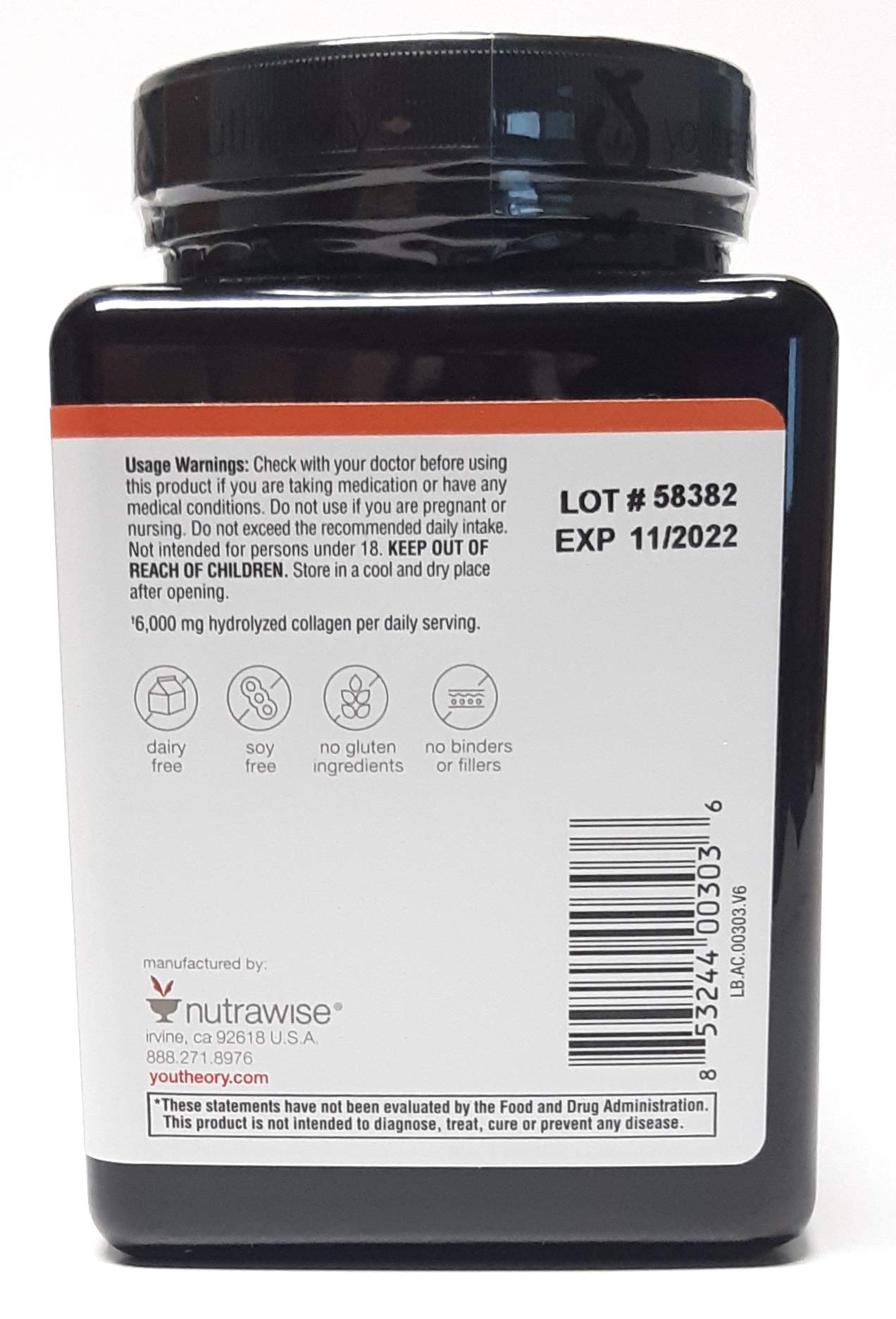 Foto 4 pulgar | Suplemento Youtheory Collagen Advanced Tipo 1,2,3 290 Comprimidos - Venta Internacional.