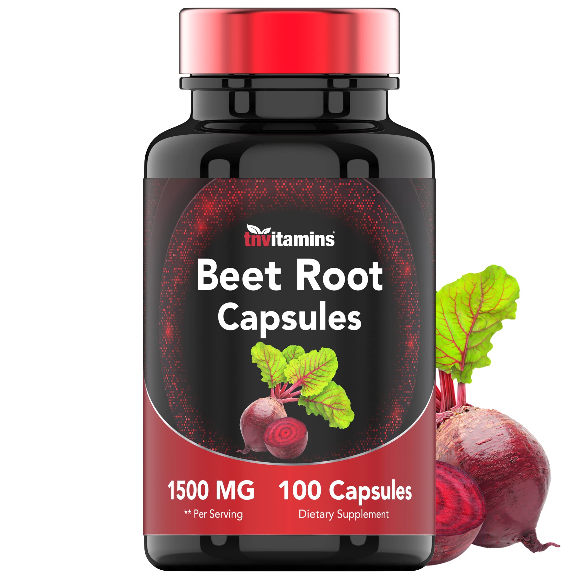Foto 2 pulgar | Suplemento Tnvitamins Raíz de Remolacha 1500 Mg 100 Cápsulas - Venta Internacional