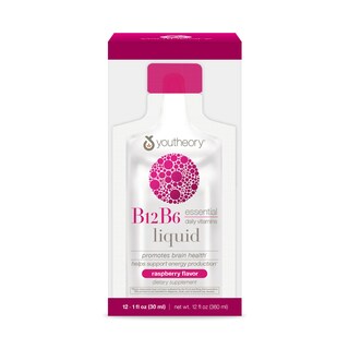 Foto 1 | Suplemento Youtheory Vitamina B12 B6 Daily Energy Frambuesa 30 ml- Venta Internacional