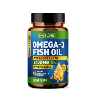 Foto 1 | Suplemento De Aceite De Pescado Omega 3 Built By Nature 2400 Mg 60 Cápsulas Blandas - Venta Internacional.