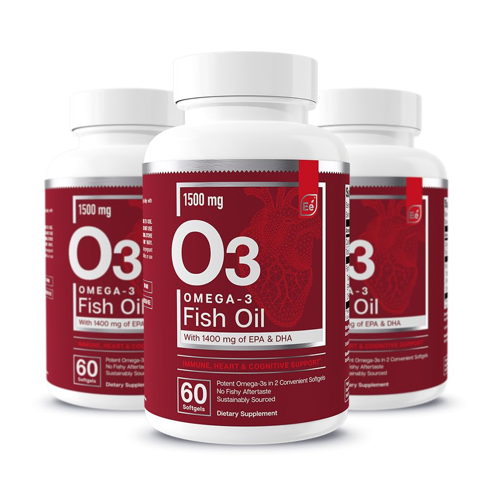 Foto 2 pulgar | Suplemento Essential Elements De Aceite De Pescado Omega-3 60 Cápsulas Blandas - Venta Internacional.