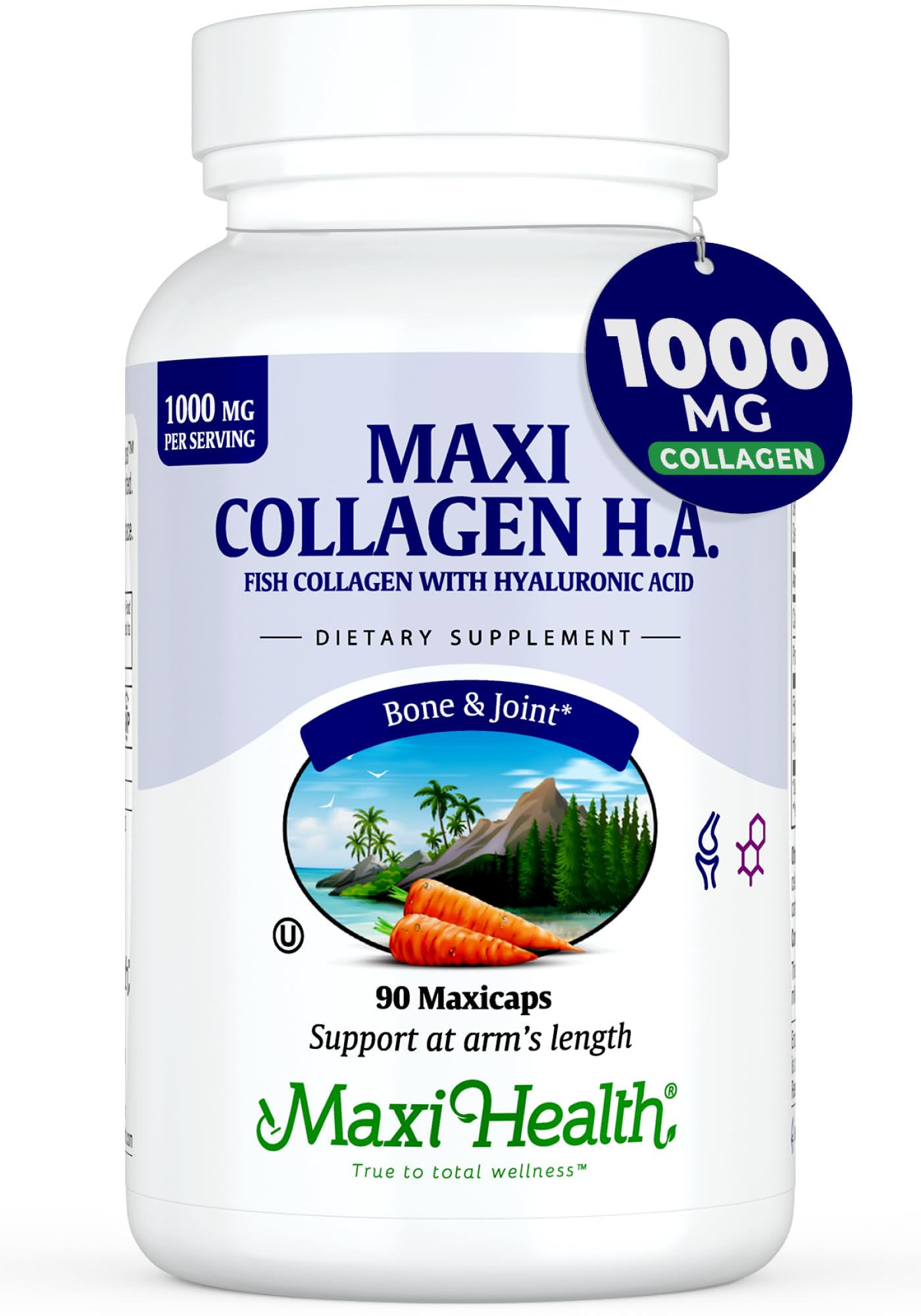 Suplemento Maxi Health Collagen Con Ácido Hialurónico Tipo I Para Peces - Venta Internacional.