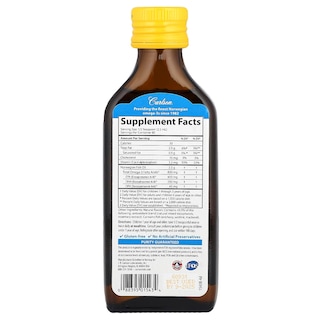 Foto 2 | Aceite De Pescado Carlson Kid's The Very Finest 200 Ml 800 Mg De Omega-3 - Venta Internacional