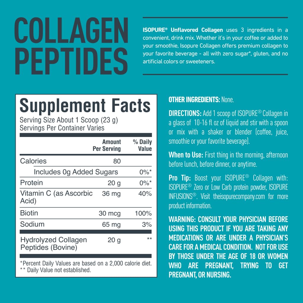 Foto 7 pulgar | Paquete de Suplementos Isopure Bovine Colostrum + Colágeno en Polvo - Venta Internacional