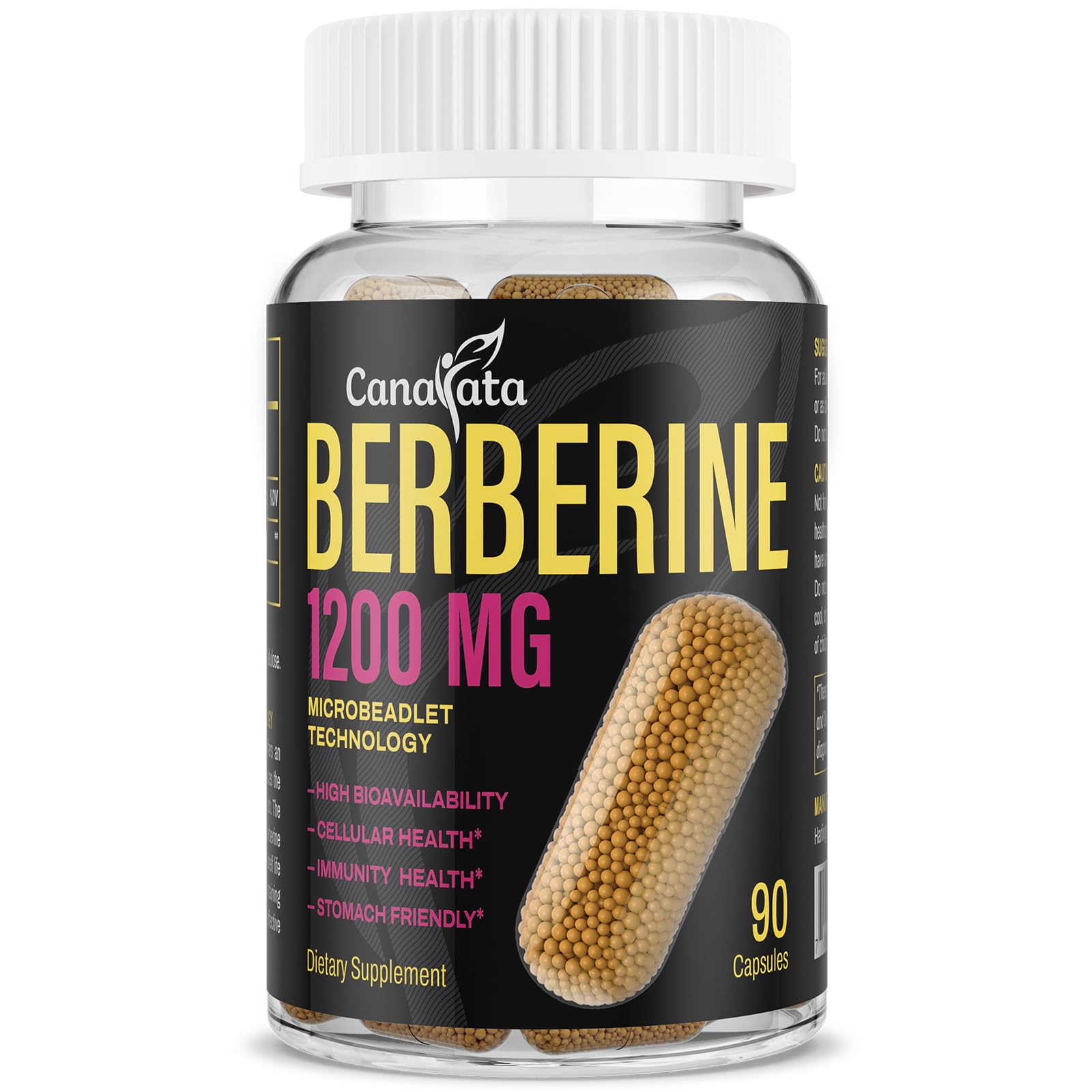 Foto 1 | Suplemento Canarata Berberine Hcl 1200 Mg - Venta Internacional