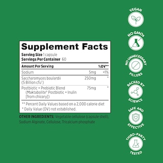 Foto 6 | Suplemento Probulin Total Care Saccharomyces Boulardii 60 Cápsulas - Venta Internacional
