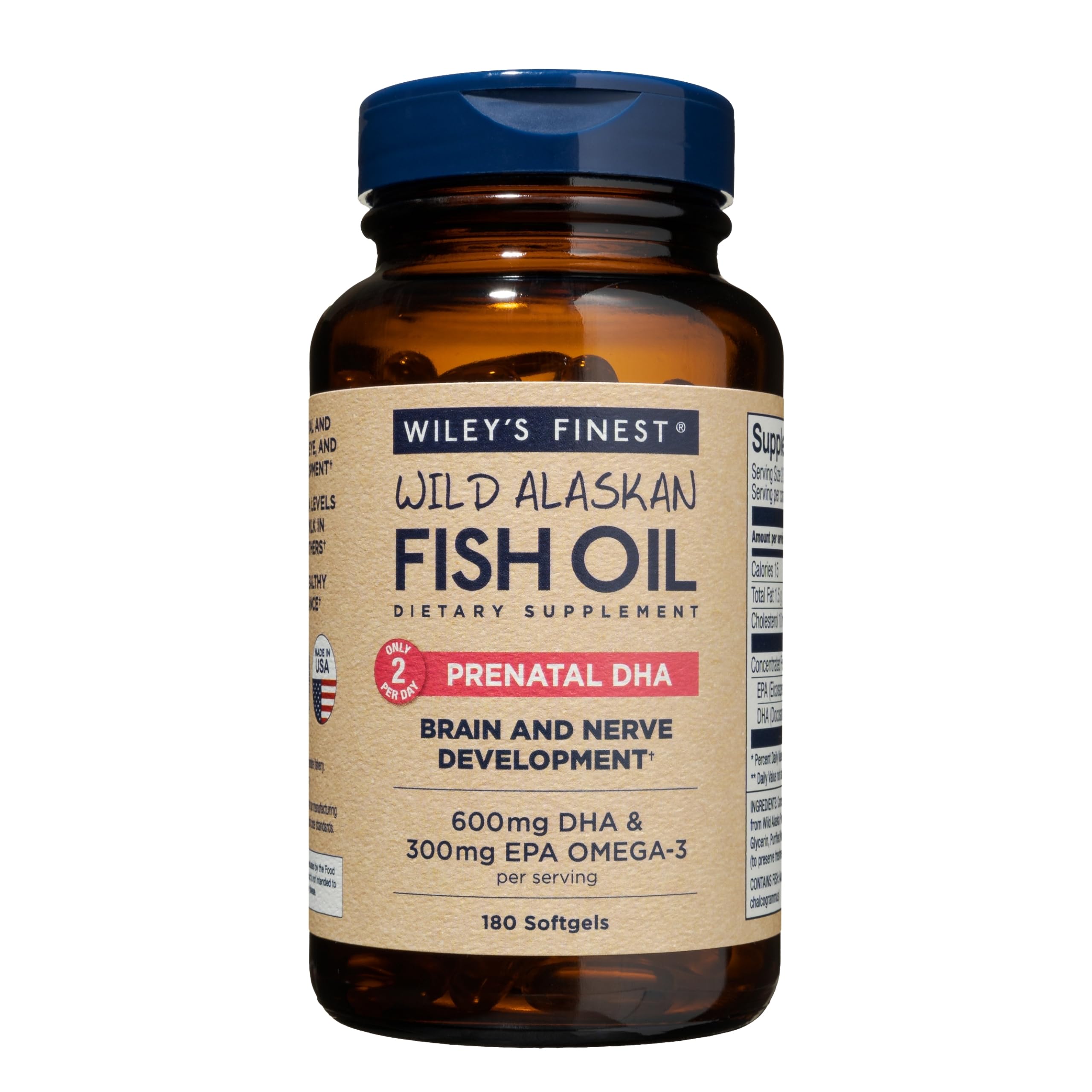 Foto 2 pulgar | Suplemento Wiley's Finest Aceite de Pescado de 180 Cápsulas-Venta Internacional