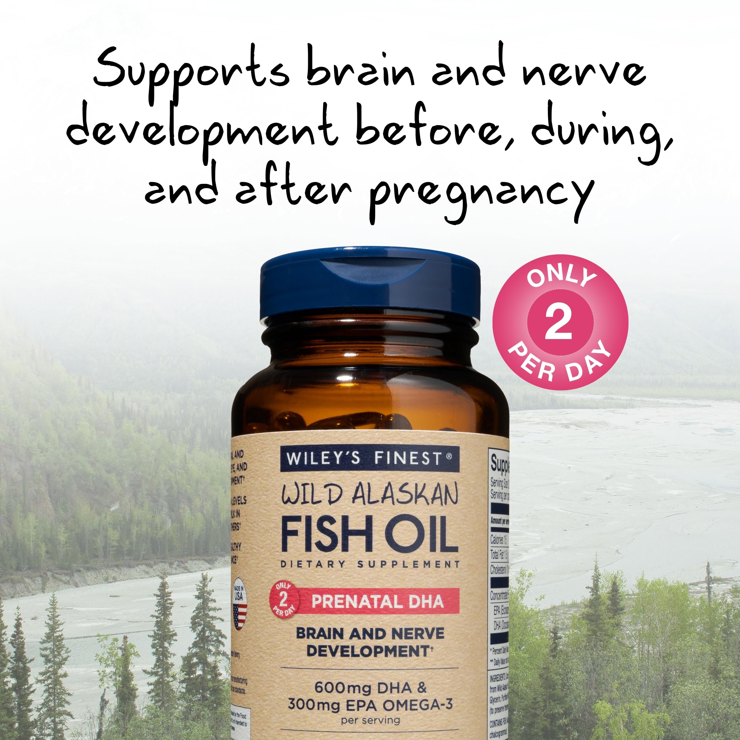 Foto 3 | Suplemento Wiley's Finest Aceite de Pescado de 180 Cápsulas-Venta Internacional