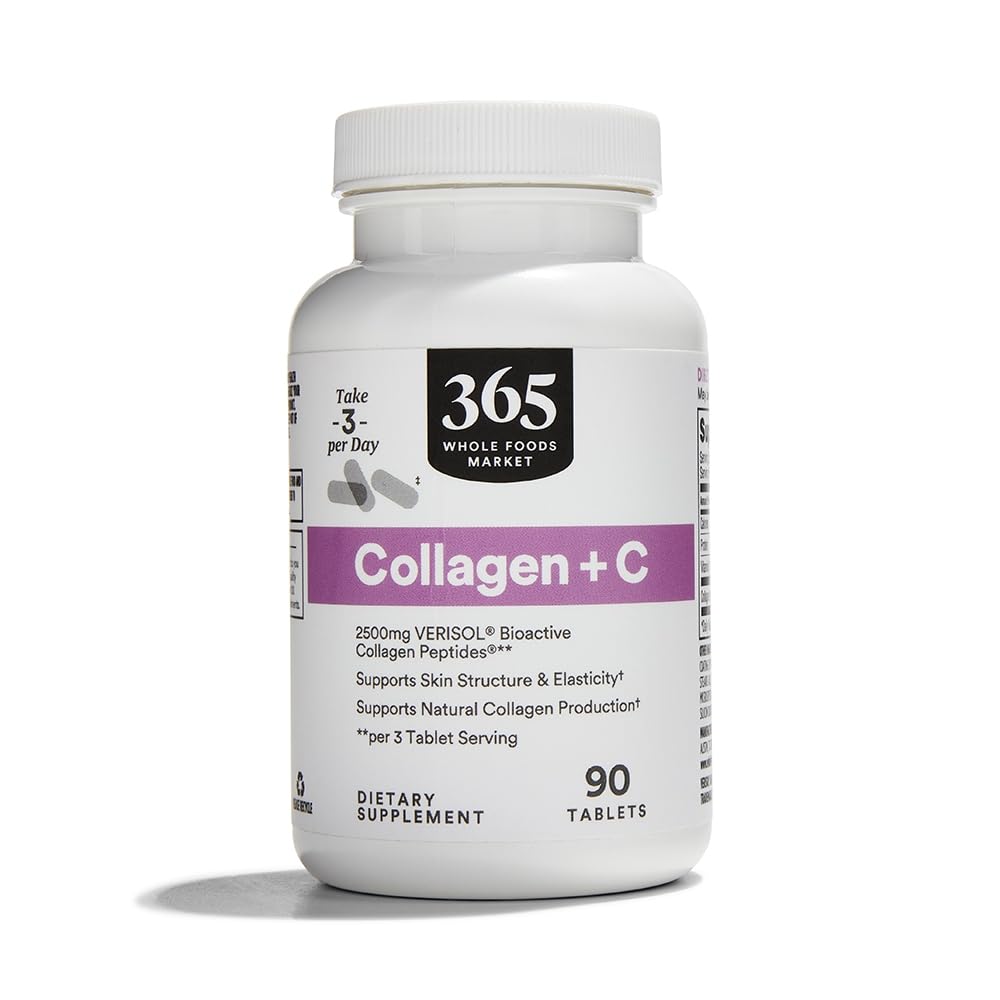 Suplemento Colágeno Verisol Whole Foods Market 2500 Mg 90 Unidades - Venta Internacional