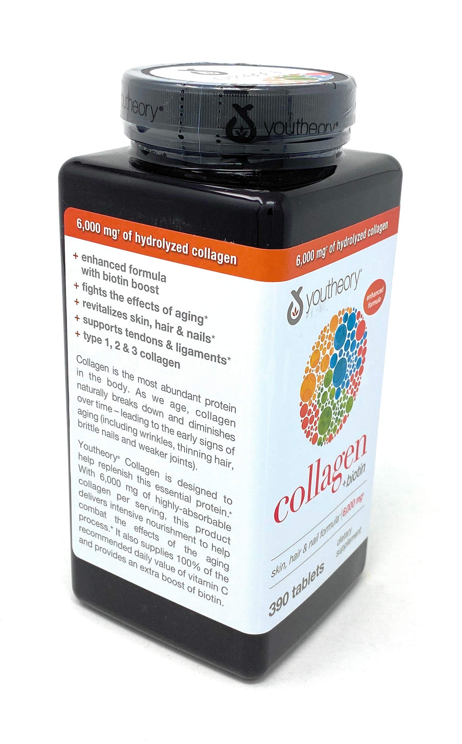 Foto 6 pulgar | Suplemento Youtheory Collagen Plus Biotina 5 Piezas de 390 Tabletas-Venta Internacional