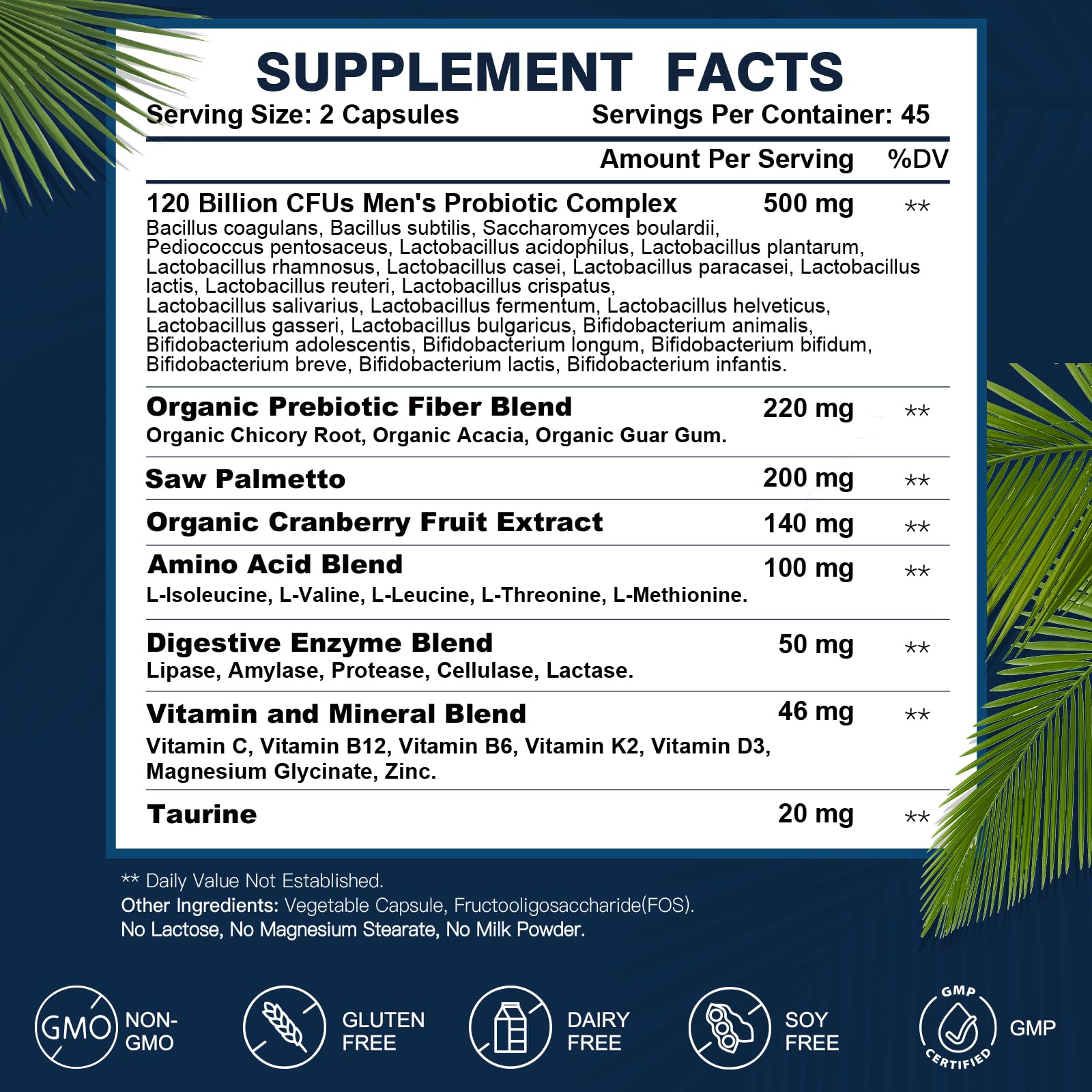 Foto 2 | Probiótico Drfoster Digestive Health 120 Mil Millones Ufc 90 Cápsulas - Venta Internacional