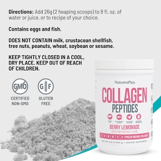 Foto 5 | Suplemento Natures Plus Con Péptidos De Colágeno Y Limonada De Bayas 0.36 Kg - Venta Internacional