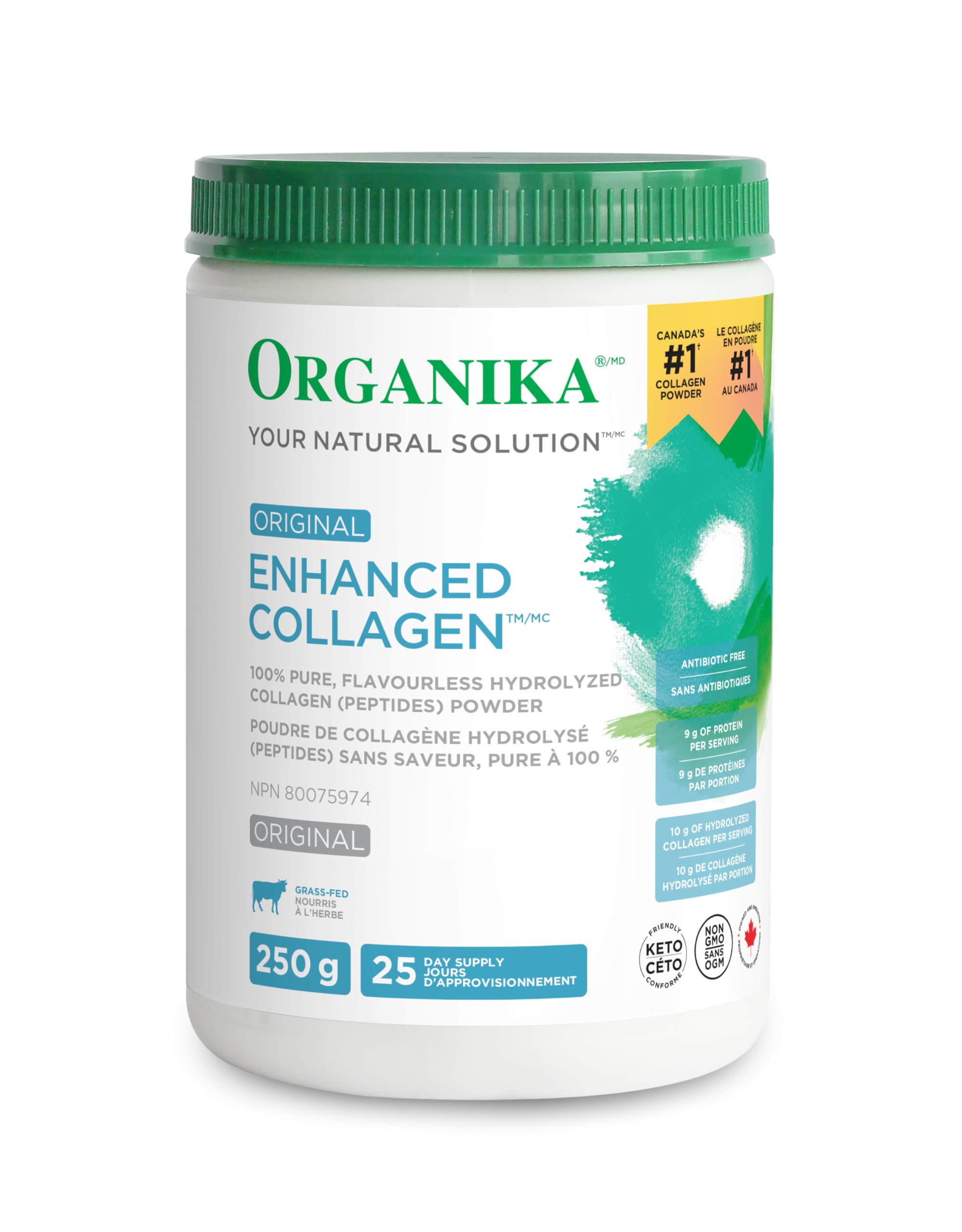 Suplemento Organika con Colágeno Mejorado 250 G - Venta Internacional