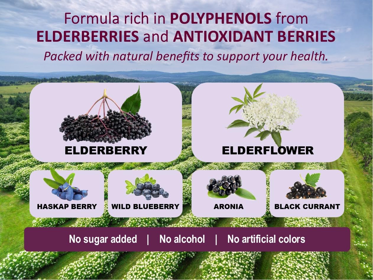 Foto 4 pulgar | Suplemento Immunia Fusion de Saúco y Bayas Antioxidantes 120 Ml 3 Piezas - Venta Internacional