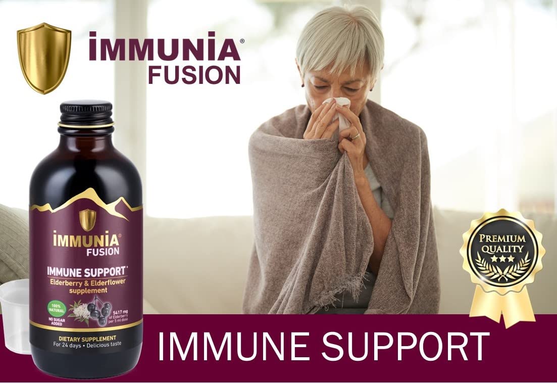 Foto 6 pulgar | Suplemento Immunia Fusion de Saúco y Bayas Antioxidantes 120 Ml 3 Piezas - Venta Internacional