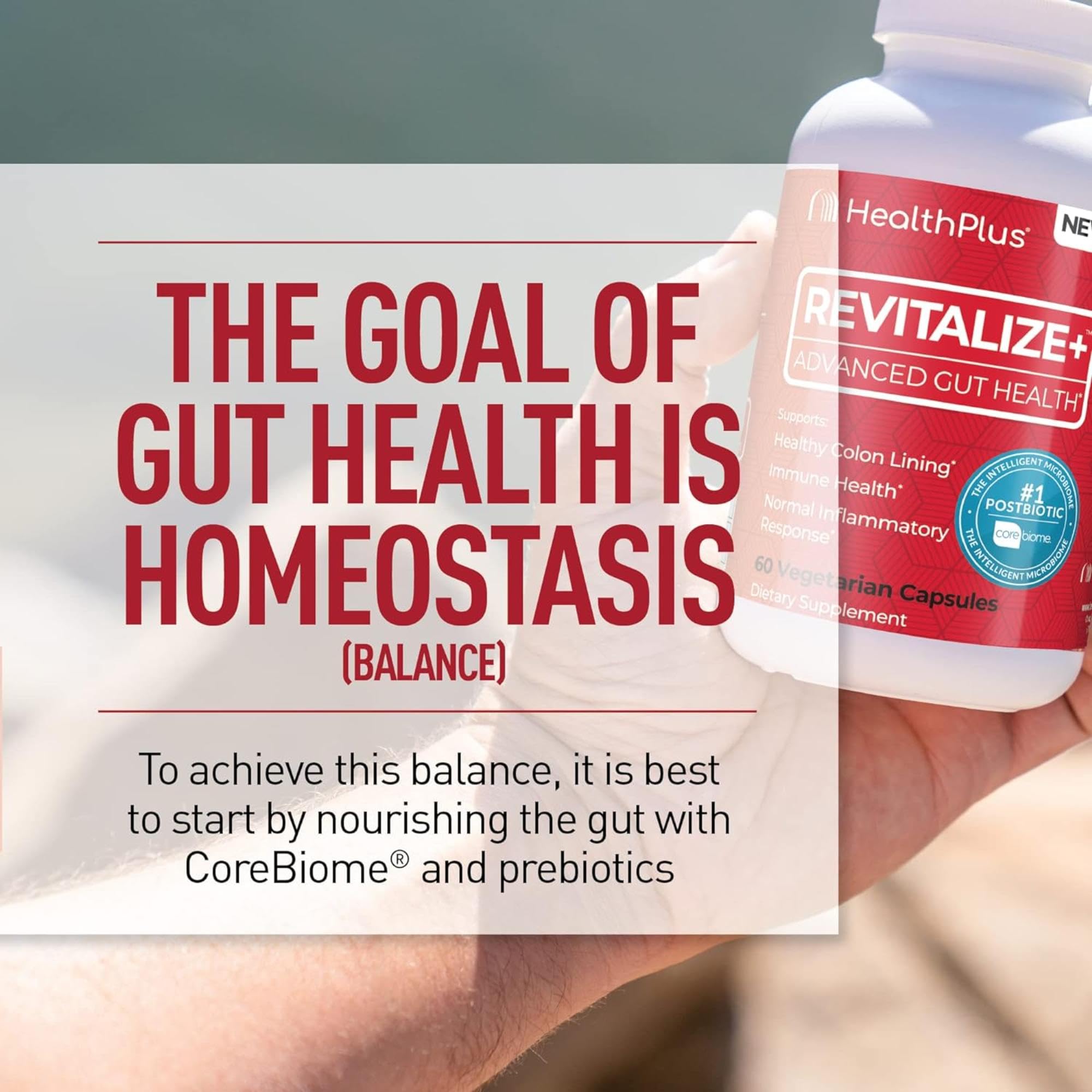 Foto 2 | Suplementos Health Plus Revitalize+ Corebiome Tributirina - Venta Internacional