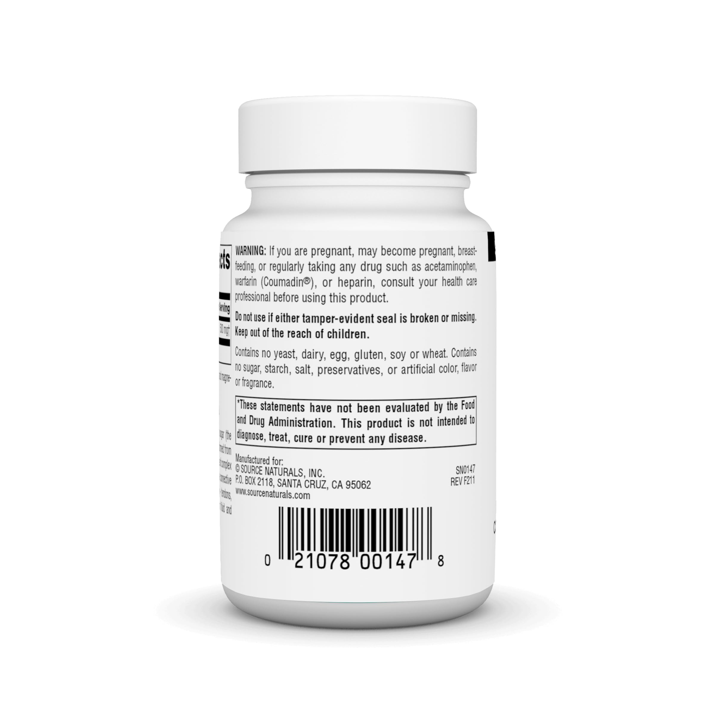 Foto 4 pulgar | Supplement Source Naturals N-a-g N-acetil Glucosamina 500 mg - Venta Internacional