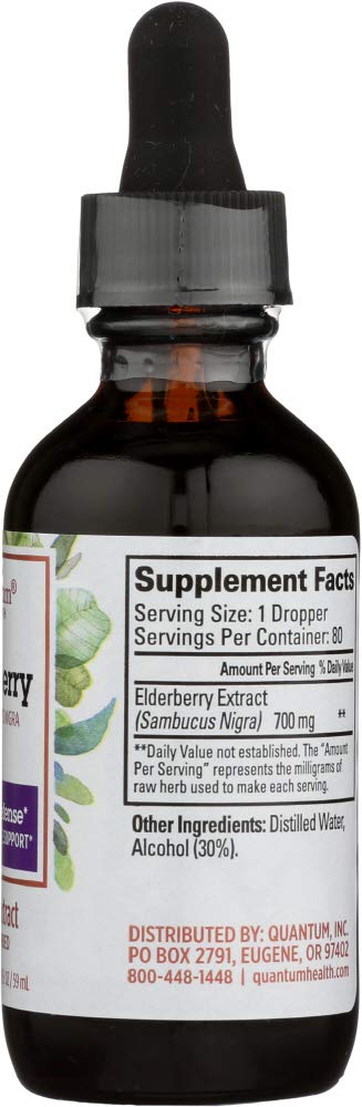 Foto 5 pulgar | Extracto Líquido Quantum Elderberry 60 Ml 3 por Caja - Venta Internacional