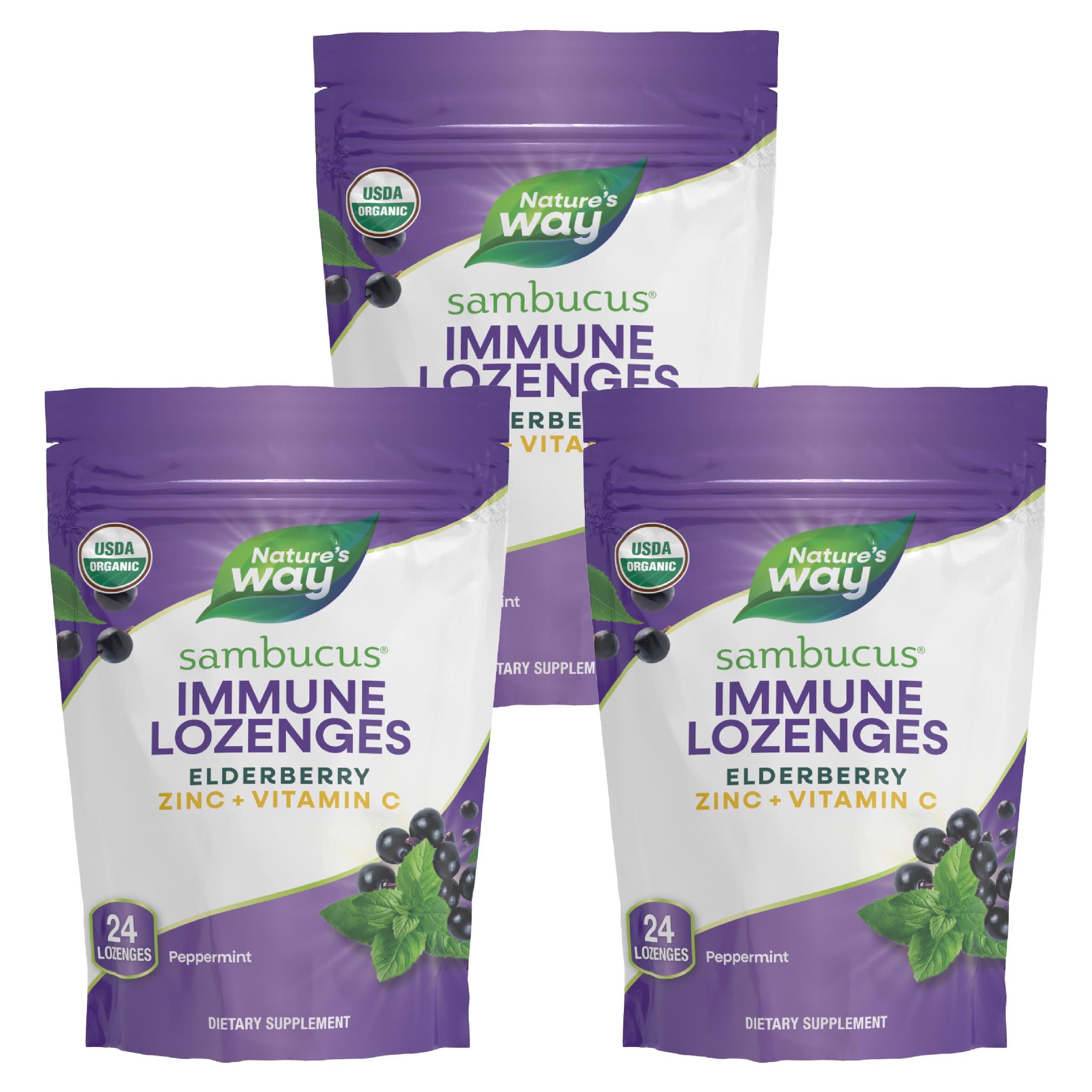 Foto 1 | Pastillas Nature's Way Sambucus Zinc Con Saúco Y Vitamina C - Venta Internacional.