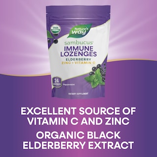 Foto 5 | Pastillas Nature's Way Sambucus Zinc Con Saúco Y Vitamina C - Venta Internacional.