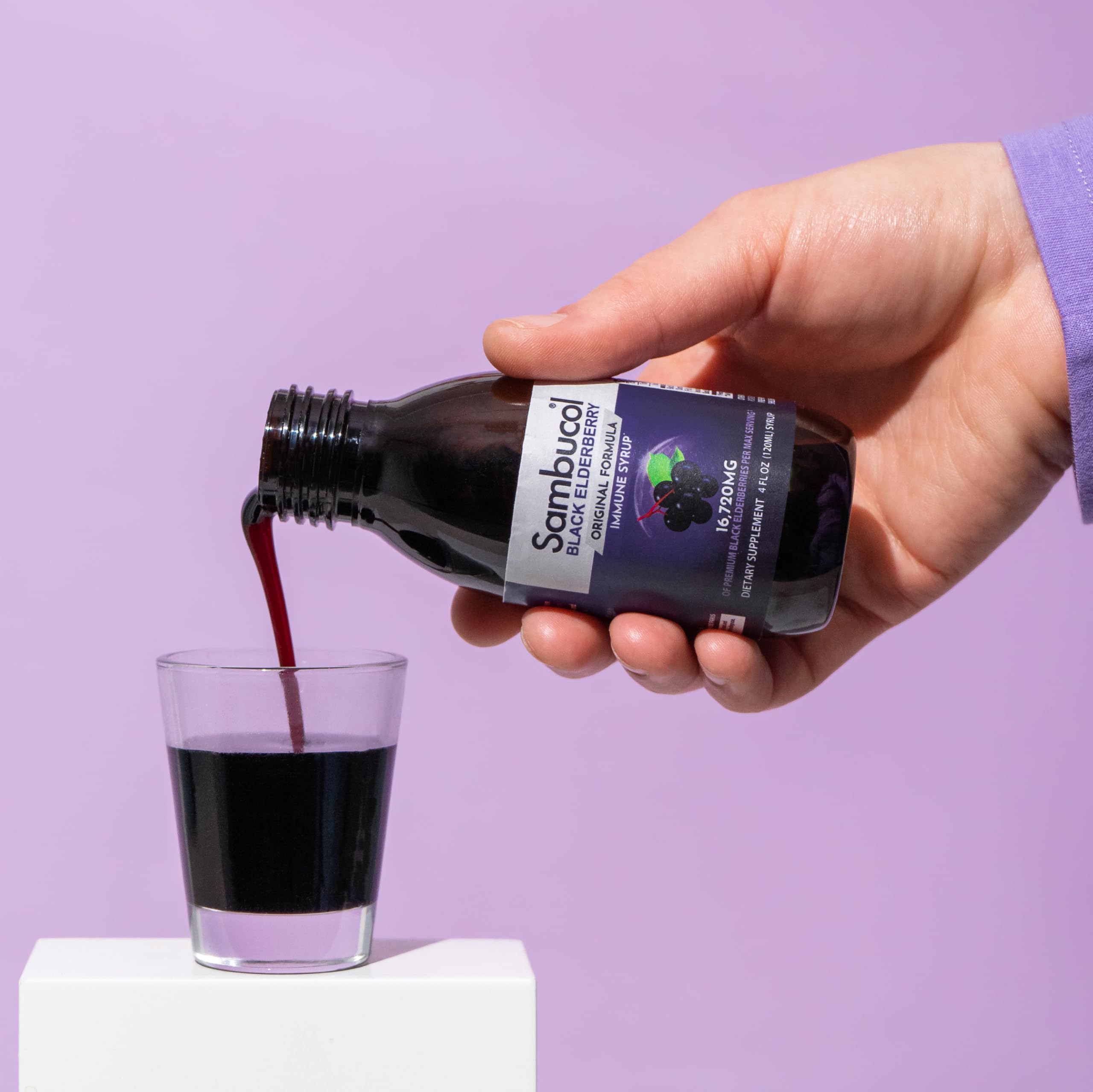 Foto 2 | Sirope Sambucol Sambucus De Saúco Negro, 120 Ml, Paquete De 2 - Venta Internacional.