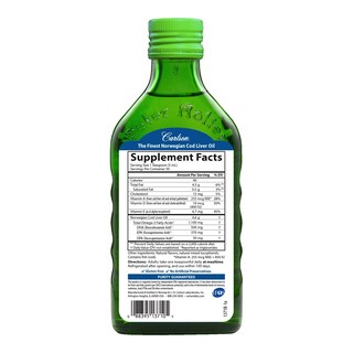 Foto 2 | Suplemento De Aceite De Hígado De Bacalao Carlson 250 Ml Con 1100 Mg De Omega-3 - Venta Internacional