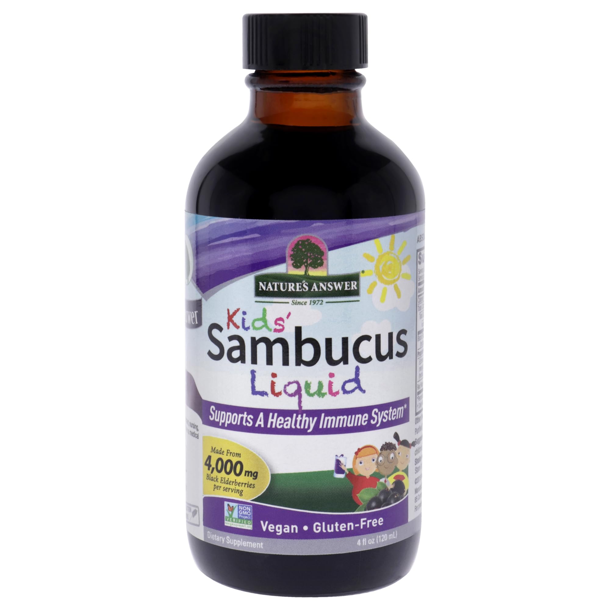 Foto 5 pulgar | Suplemento Líquido Nature's Answer Sambucus Kids De 120 Ml - Venta Internacional