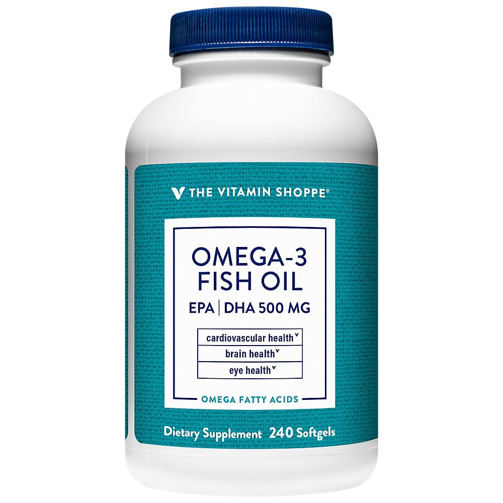 Foto 2 pulgar | Suplemento The Vitamin Shoppe Aceite De Pescado Omega 3 de 240 Tabletas-Venta Internacional