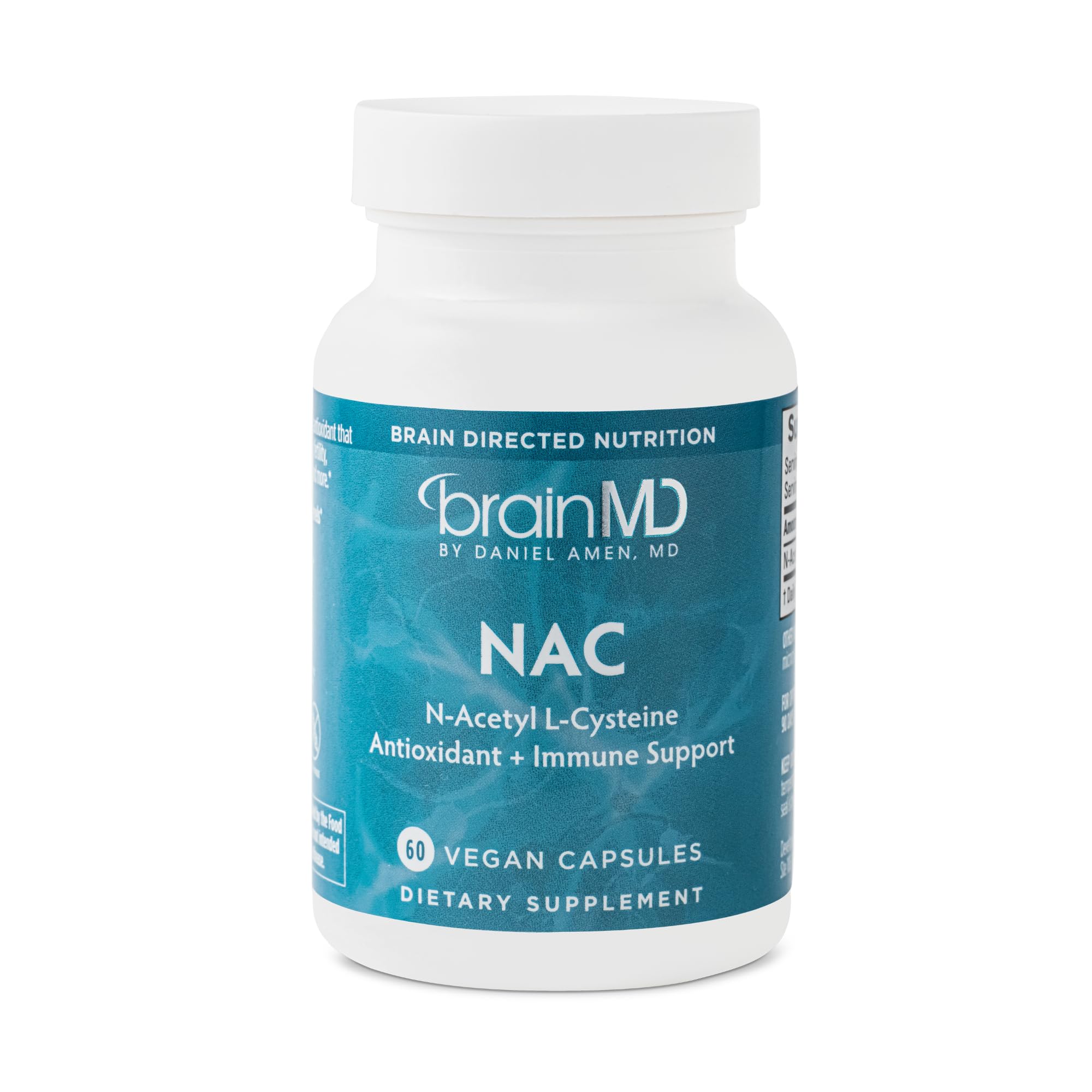 Foto 2 pulgar | Suplemento Brainmd Nac 600 Mg 60 Cápsulas Veganas Antioxidantes - Venta Internacional.