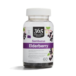 Foto 1 | Suplemento 365 By Whole Foods Market Gummy Elderberry 60 Capsulas - Venta Internacional
